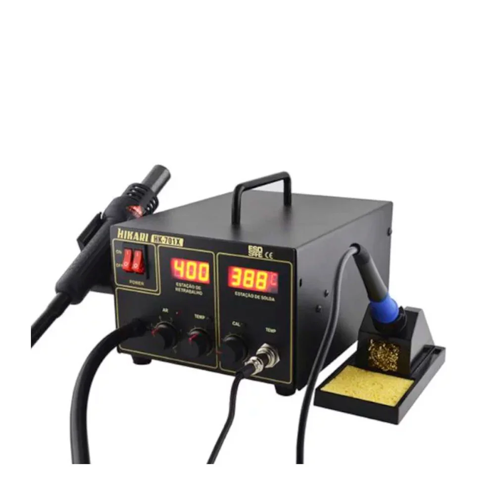 Estação De Solda Conjugada Digital Hk-701x 220v